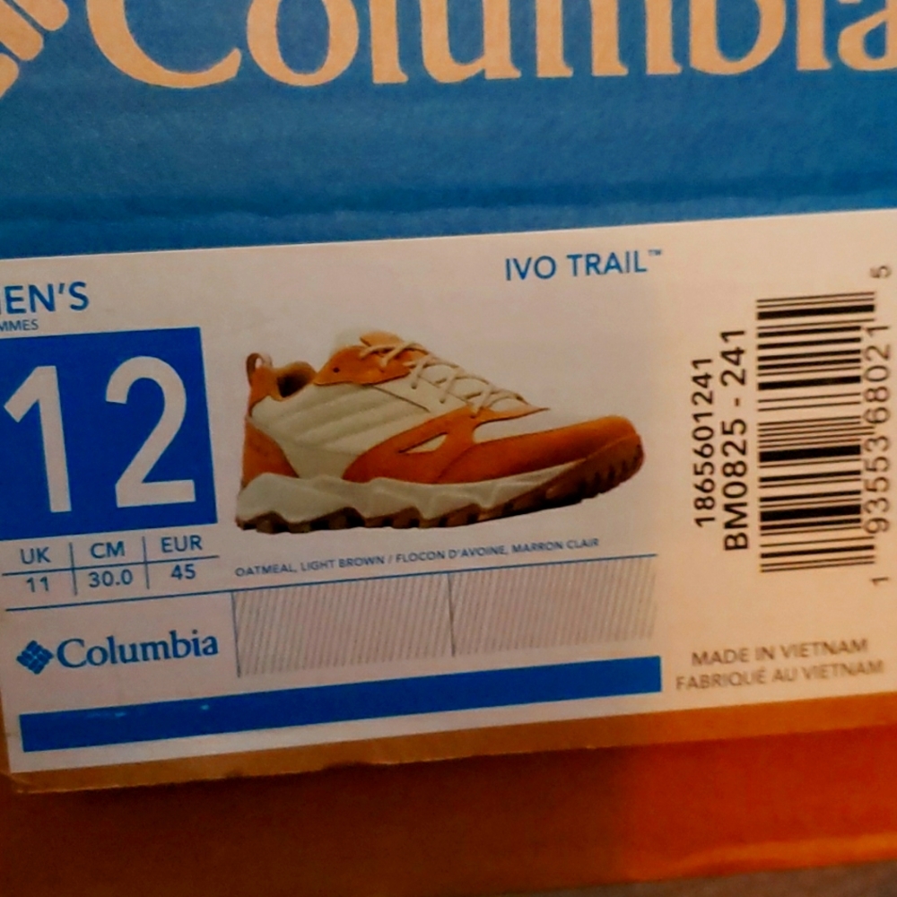 Size 12 New Columbia Ivo Trail